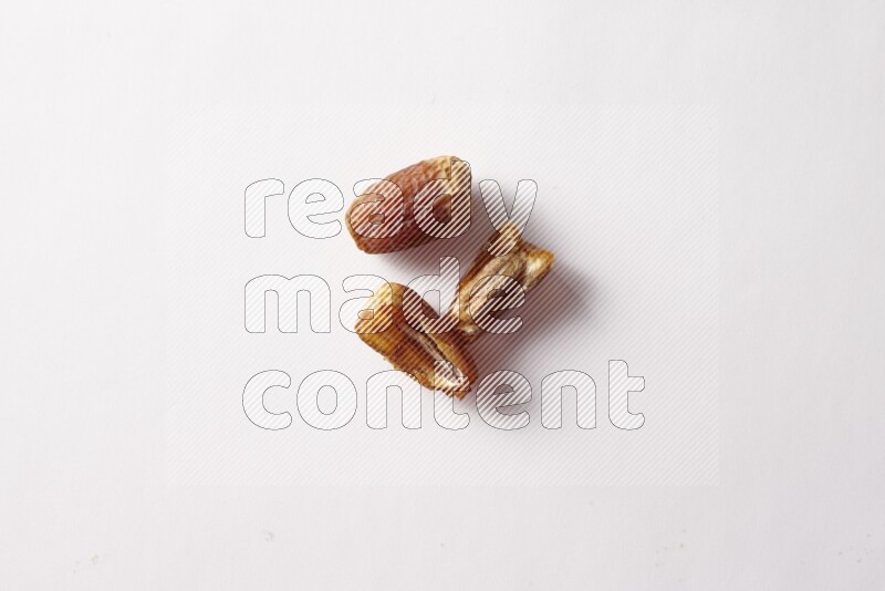 Dates on white background