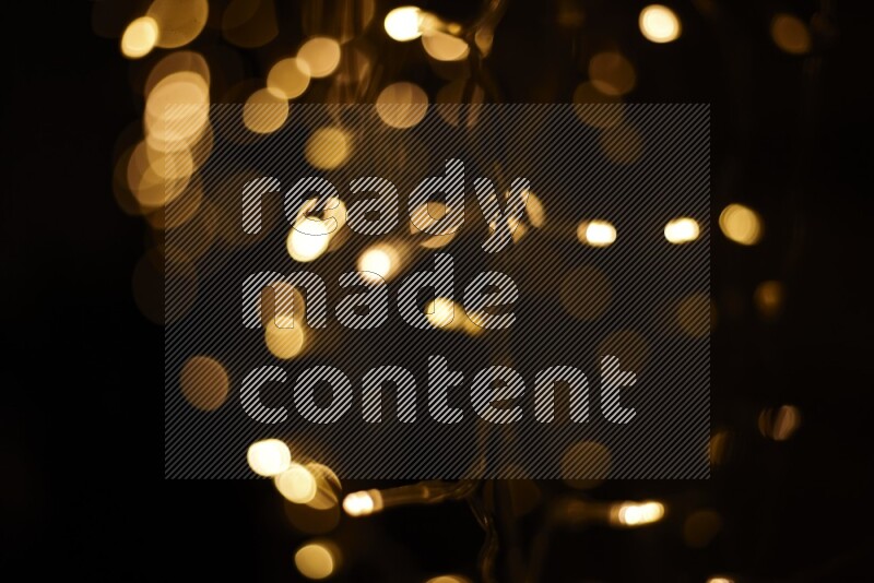 Bokeh light in yellow