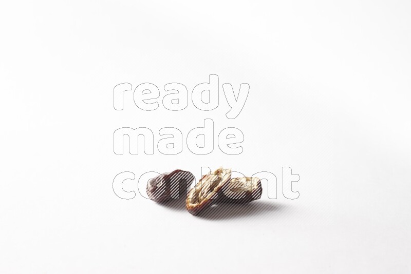 Dates on white background