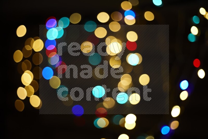 Bokeh light in multicolor