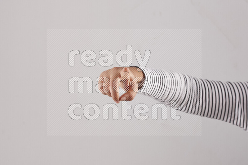 Woman hands gesturing sign language