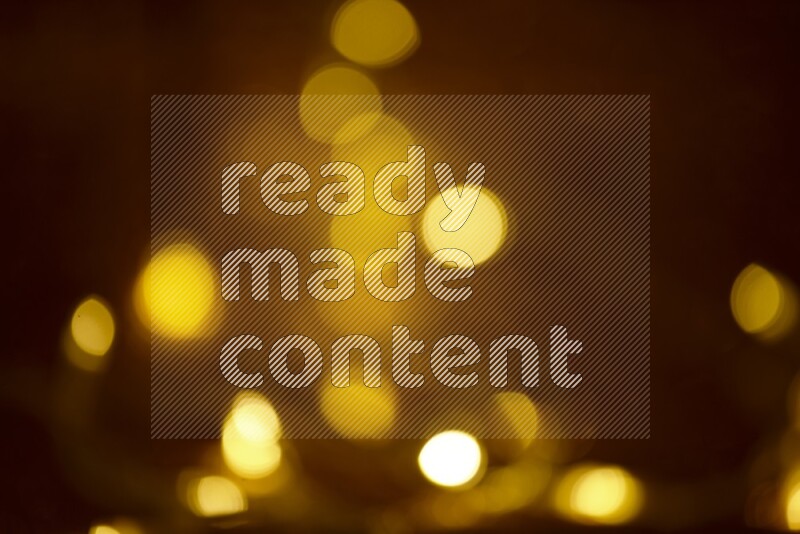 Bokeh light in yellow