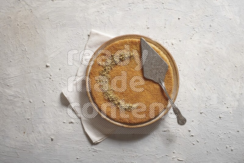 Konafa in a light setup