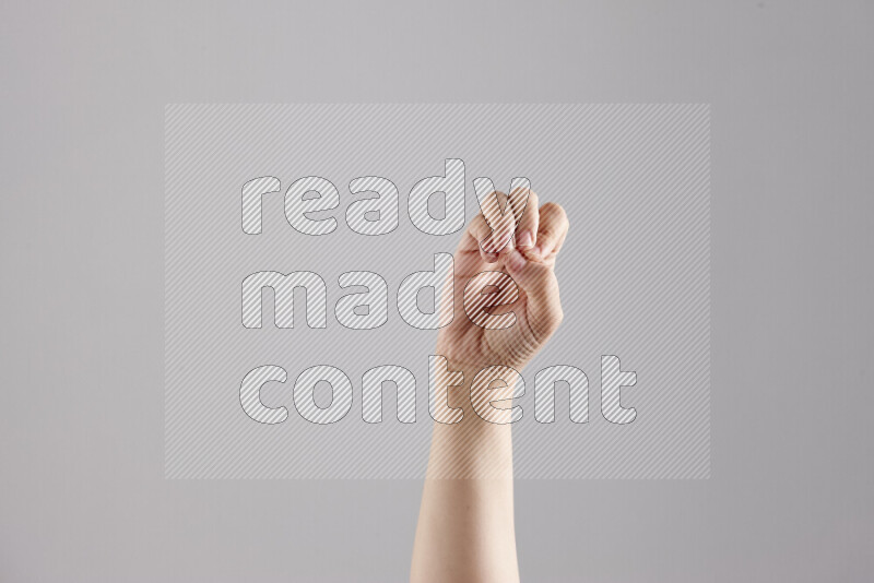 Woman hands gesturing sign language