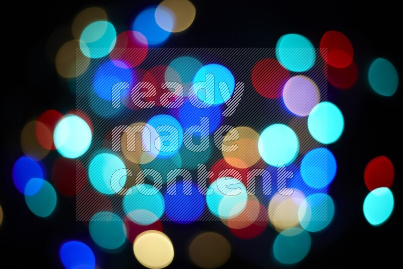 Bokeh light in multicolor