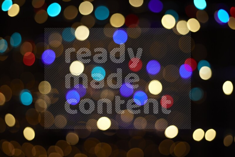 Bokeh light in multicolor