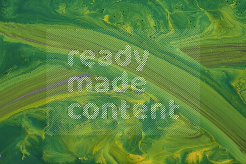 Abstract colorful background with mixed of green and yellow paint colors