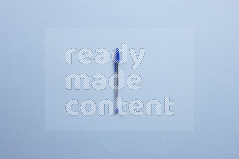 Different school supplies on blue background