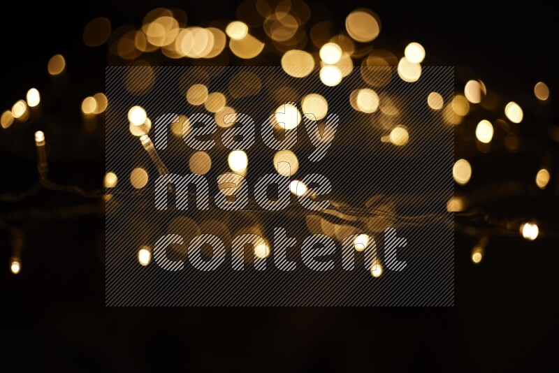 Bokeh light in yellow