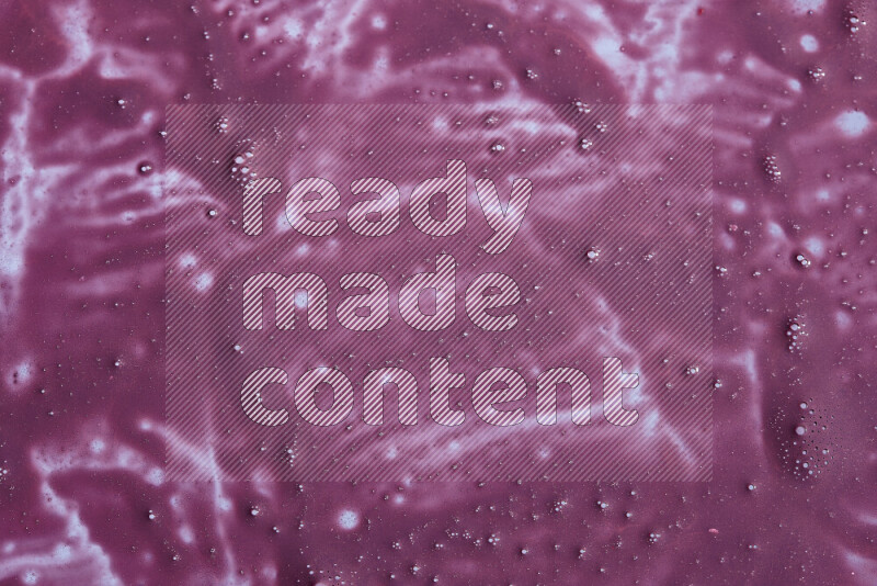 Close-ups of abstract purple paint texture in different shapes