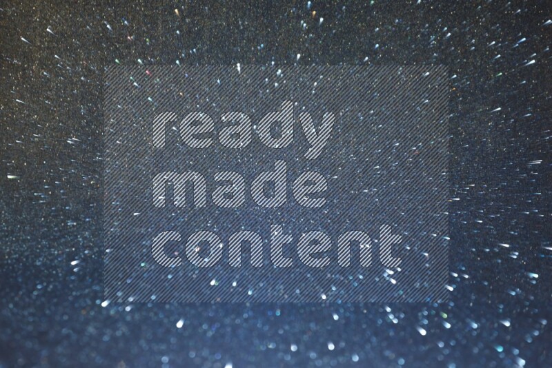 Blue glittery bokeh background