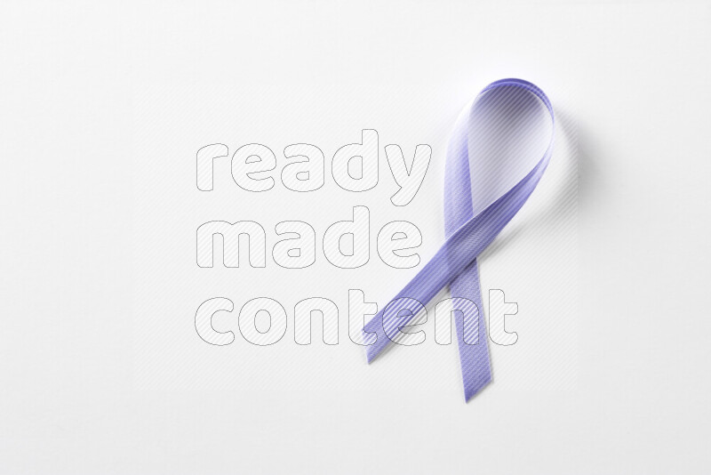 Cancer awareness ribbons on white background