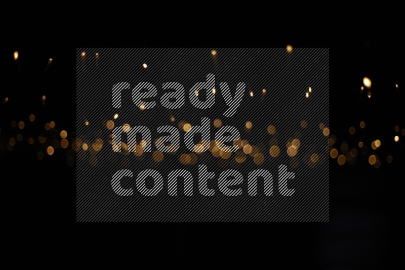 Bokeh light in yellow