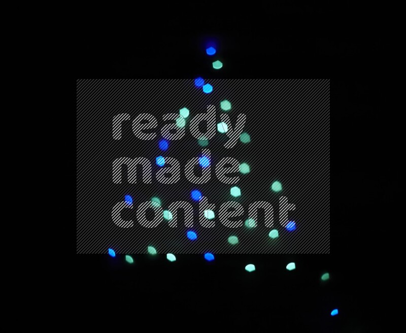 Bokeh light in geometric shape