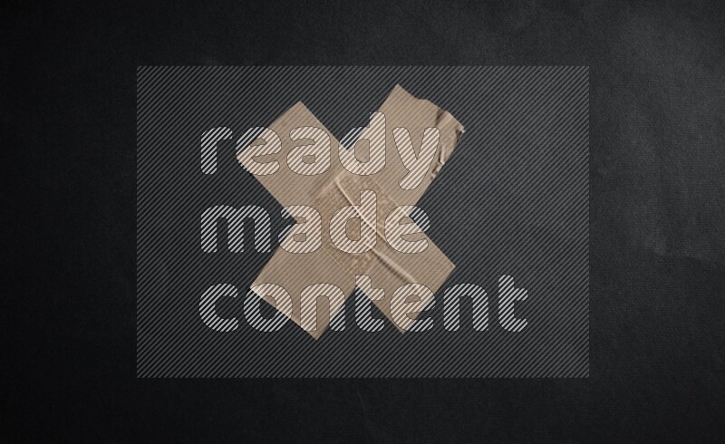 Duct tape on black background