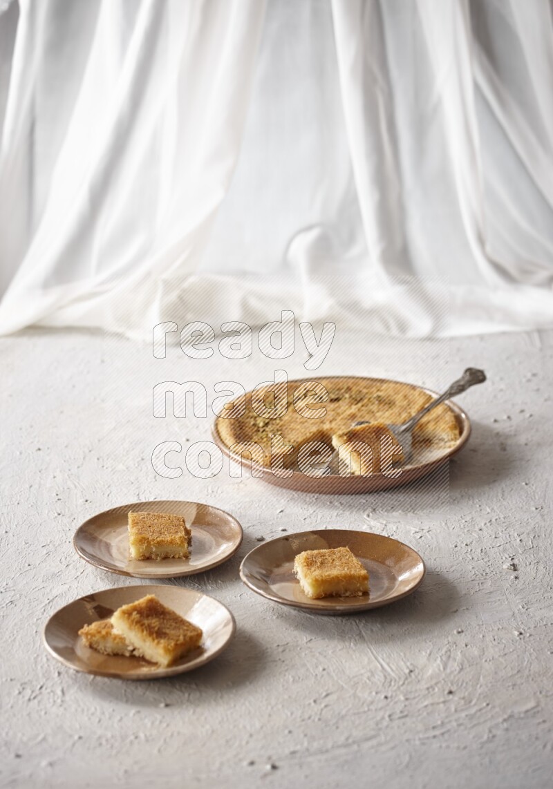 Konafa in a light setup