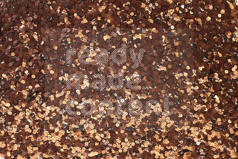 Multicolored flat sequins on grey background