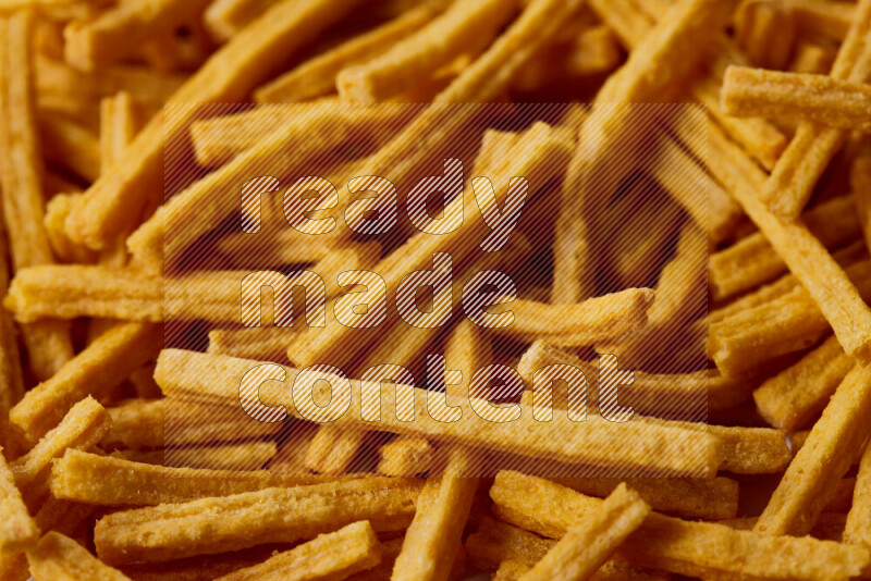 وجبات خفيفه متنوعة علي خلفية خلفية بيضاء