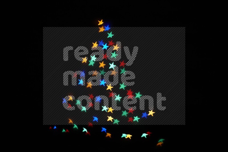 Bokeh light in star shape