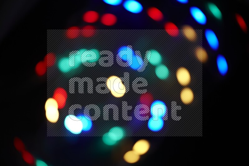 Abstract bokeh light in multicolor