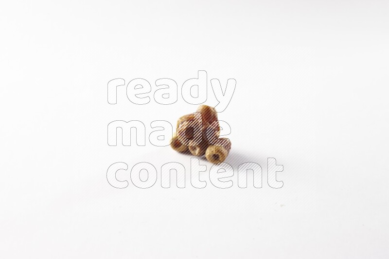 Dates on white background