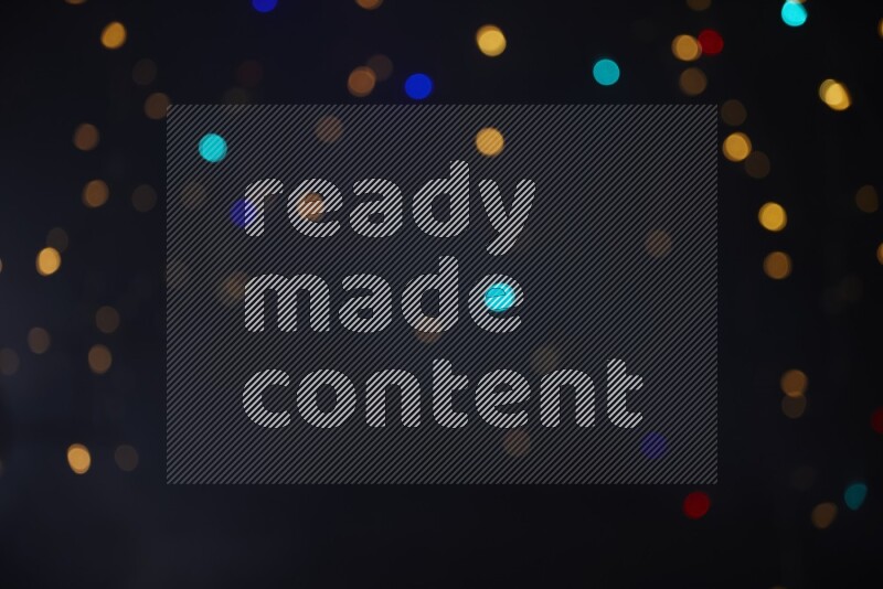 Bokeh light in multicolor