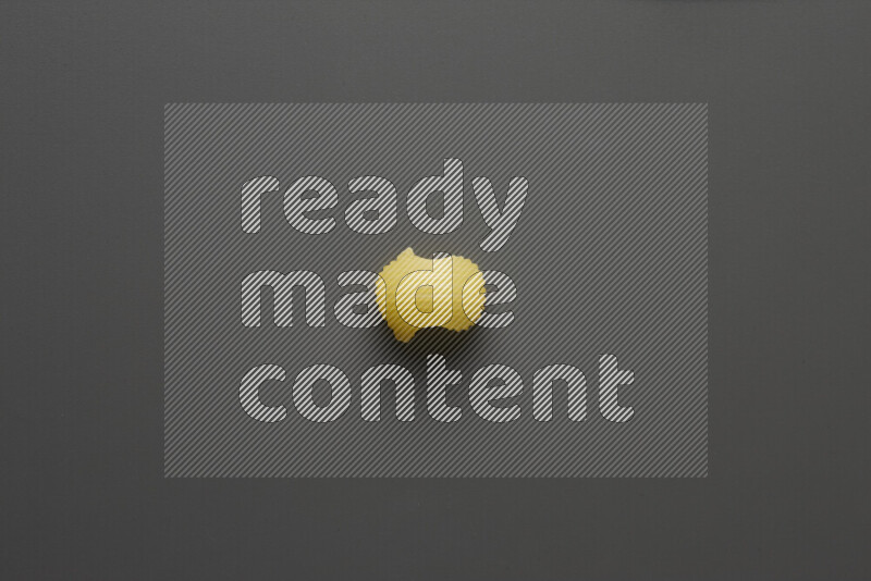 Pipe pasta on grey background