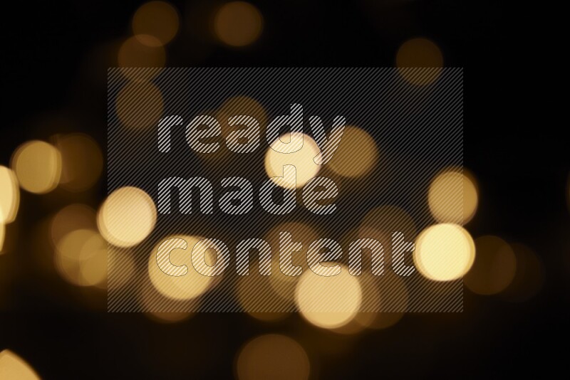 Bokeh light in yellow