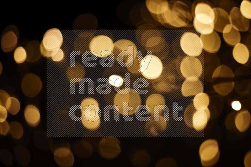 Bokeh light in yellow