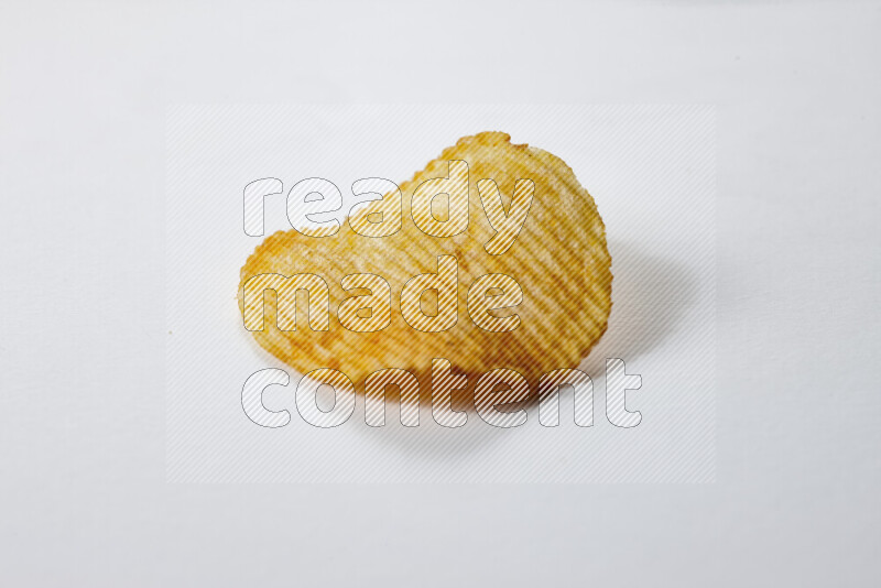 Chips snacks on white background