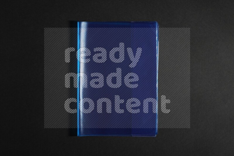 Colored plastic textures on black background