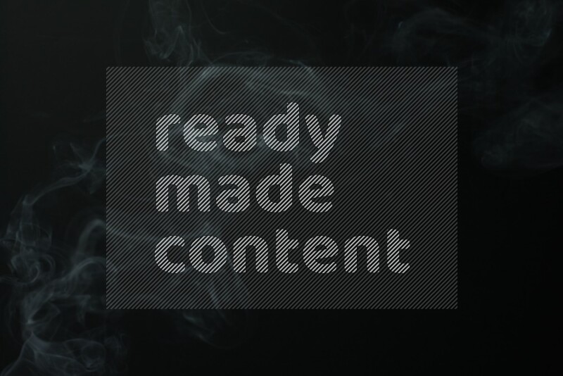 Wavy smoke motion in green