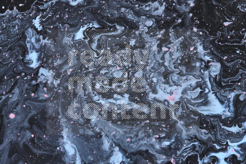 Abstract colorful background with mixed of blue and black paint colors