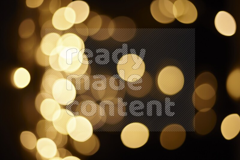 Bokeh light in yellow