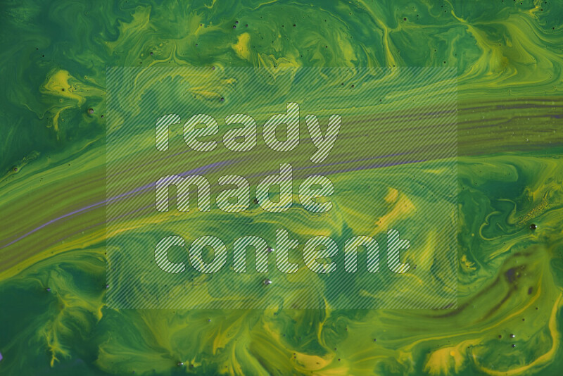 Abstract colorful background with mixed of green and yellow paint colors