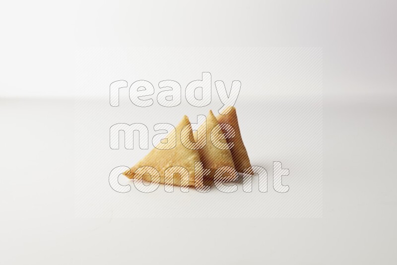 sambosas on a white background