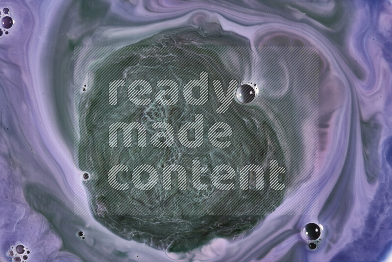 A close-up of abstract swirling patterns in blue, pink and green