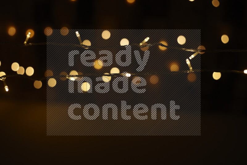 Bokeh light in yellow