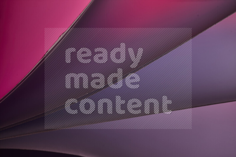 An abstract art piece displaying smooth curves in warm and cold gradients created by colored light