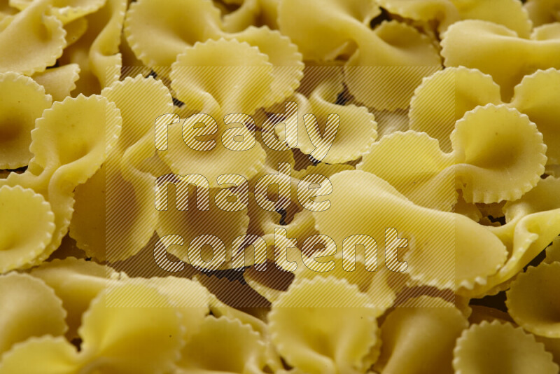 Fiocchi pasta on grey background