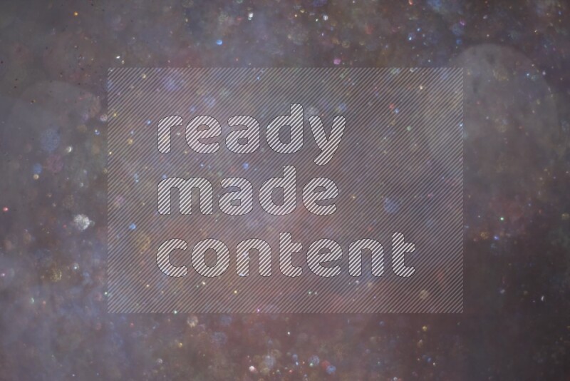 Multicolored glitter powder isolated on black background