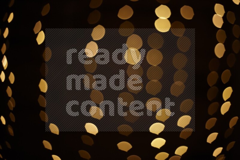 Bokeh light in geometric shape