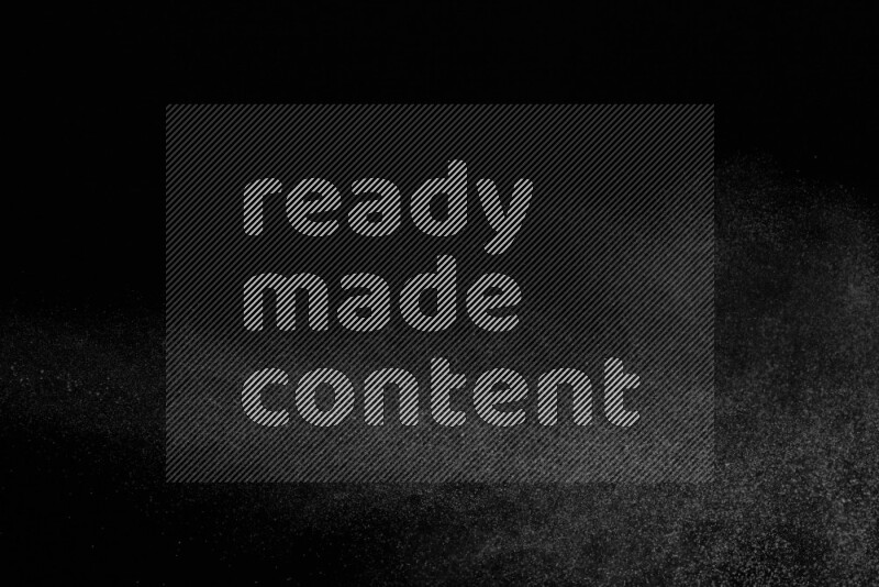 Snow spray on black background