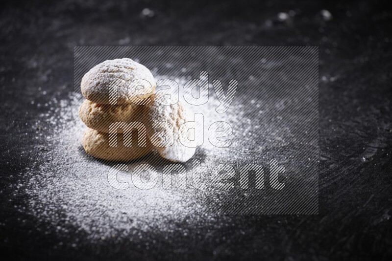 Kahk on a black background