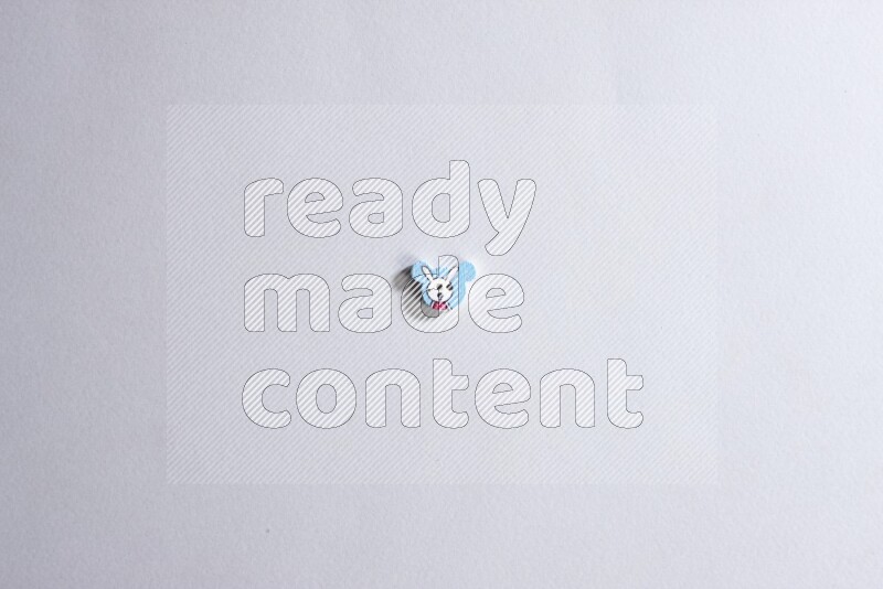 One colored button on grey background