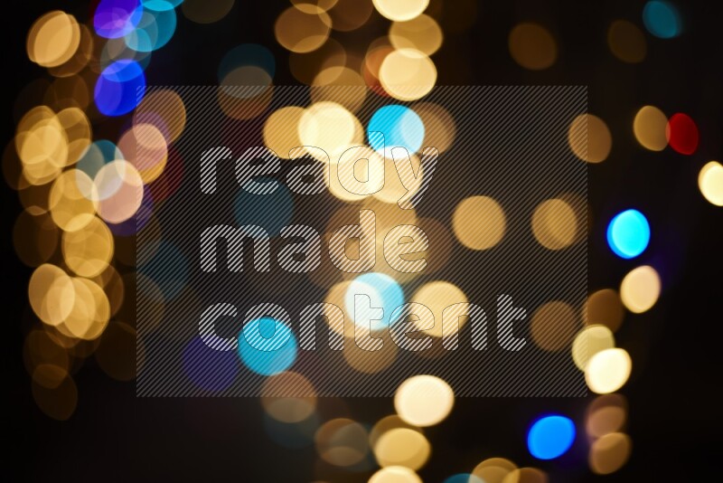 Bokeh light in multicolor