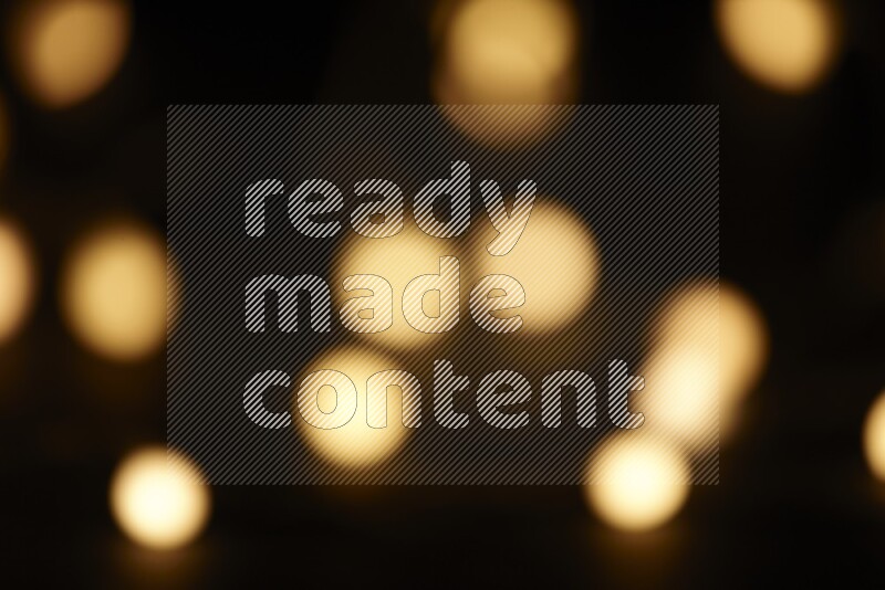 Bokeh light in yellow