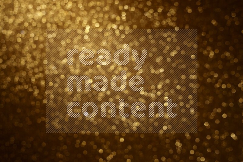 Gold glittery bokeh background