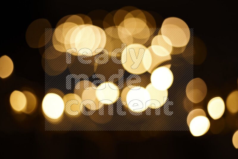 Bokeh light in yellow