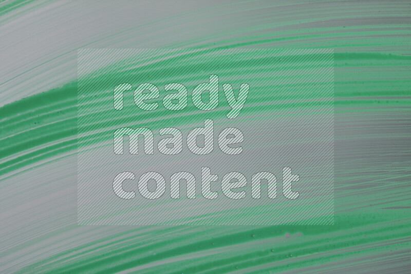 Close-ups of abstract green paint texture in different shapes